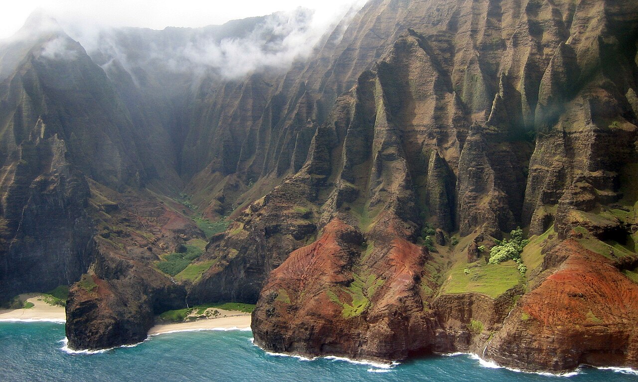 Na Pali Coast 空中俯瞰